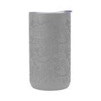 Laser Engraved Double Walled Can Cooler, Four-Way, 12 oz - Gray - Laser