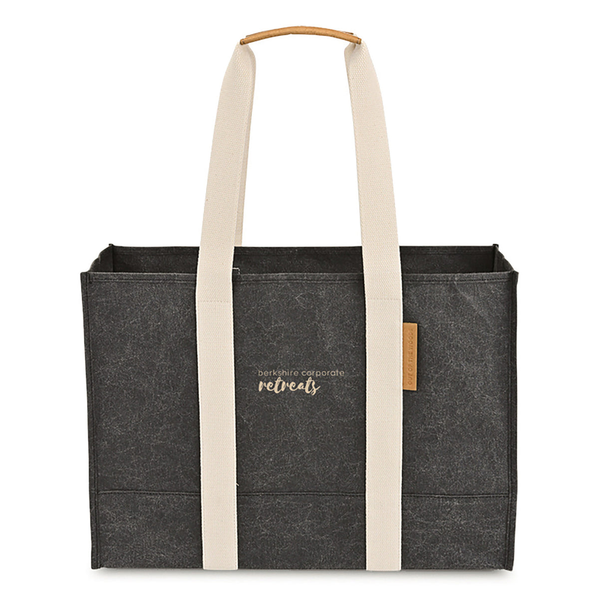 Lasting Impression Gift Set with Tote, Cheese Board and Snack Bowls Transfer - Black - View 2