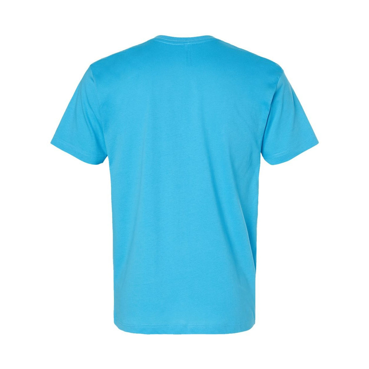 LAT Unisex Fine Jersey Tee Full Color - Aqua - Back