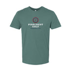 LAT Unisex Fine Jersey Tee Full Color - Basil - Front