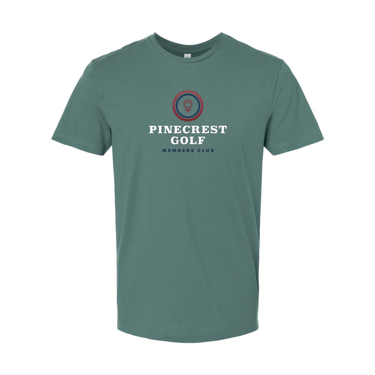 LAT Unisex Fine Jersey Tee Full Color - Basil - Front