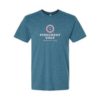 LAT Unisex Fine Jersey Tee Full Color - Bermuda Blackout - Front