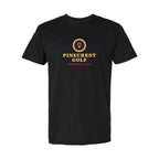 LAT Unisex Fine Jersey Tee Full Color - Black - Front