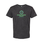 LAT Unisex Fine Jersey Tee Full Color - Black Leopard - Front
