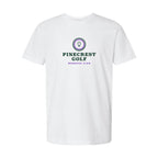 LAT Unisex Fine Jersey Tee Full Color - Blended White - Front