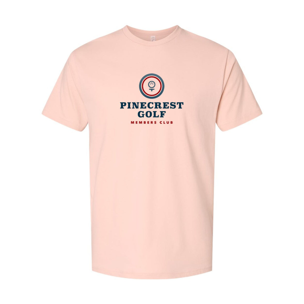 LAT Unisex Fine Jersey Tee Full Color - Blush - Front