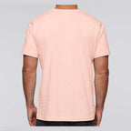 LAT Unisex Fine Jersey Tee Full Color - Blush - On Model Back