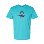 LAT Unisex Fine Jersey Tee Full Color - Caribbean - Front