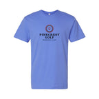 LAT Unisex Fine Jersey Tee Full Color - Carolina Blue - Front