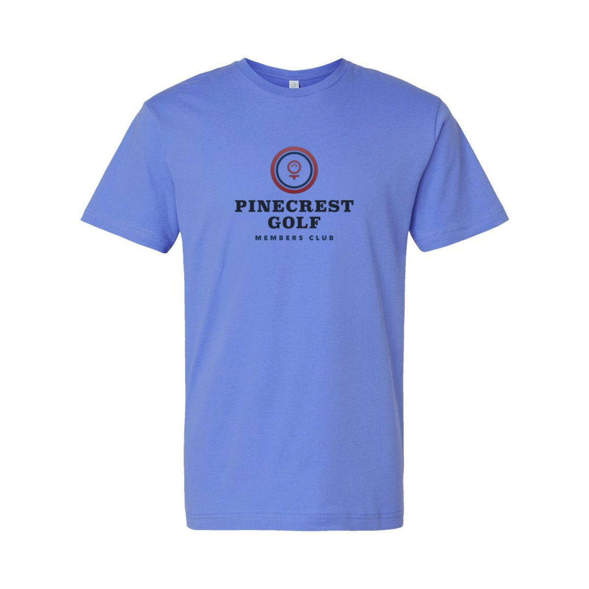 LAT Unisex Fine Jersey Tee Full Color - Carolina Blue - Front