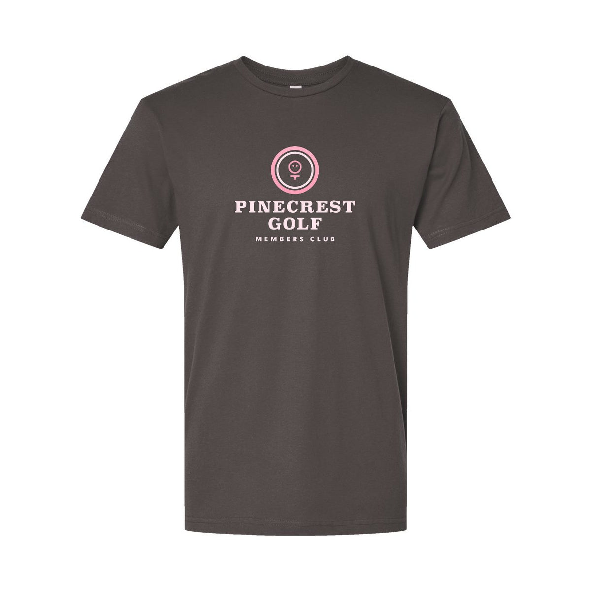LAT Unisex Fine Jersey Tee Full Color - Charcoal - Front