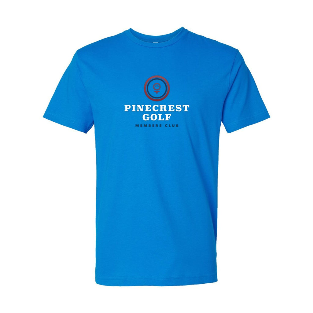 LAT Unisex Fine Jersey Tee Full Color - Cobalt - Front
