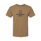 LAT Unisex Fine Jersey Tee Full Color - Coyote Brown - Front