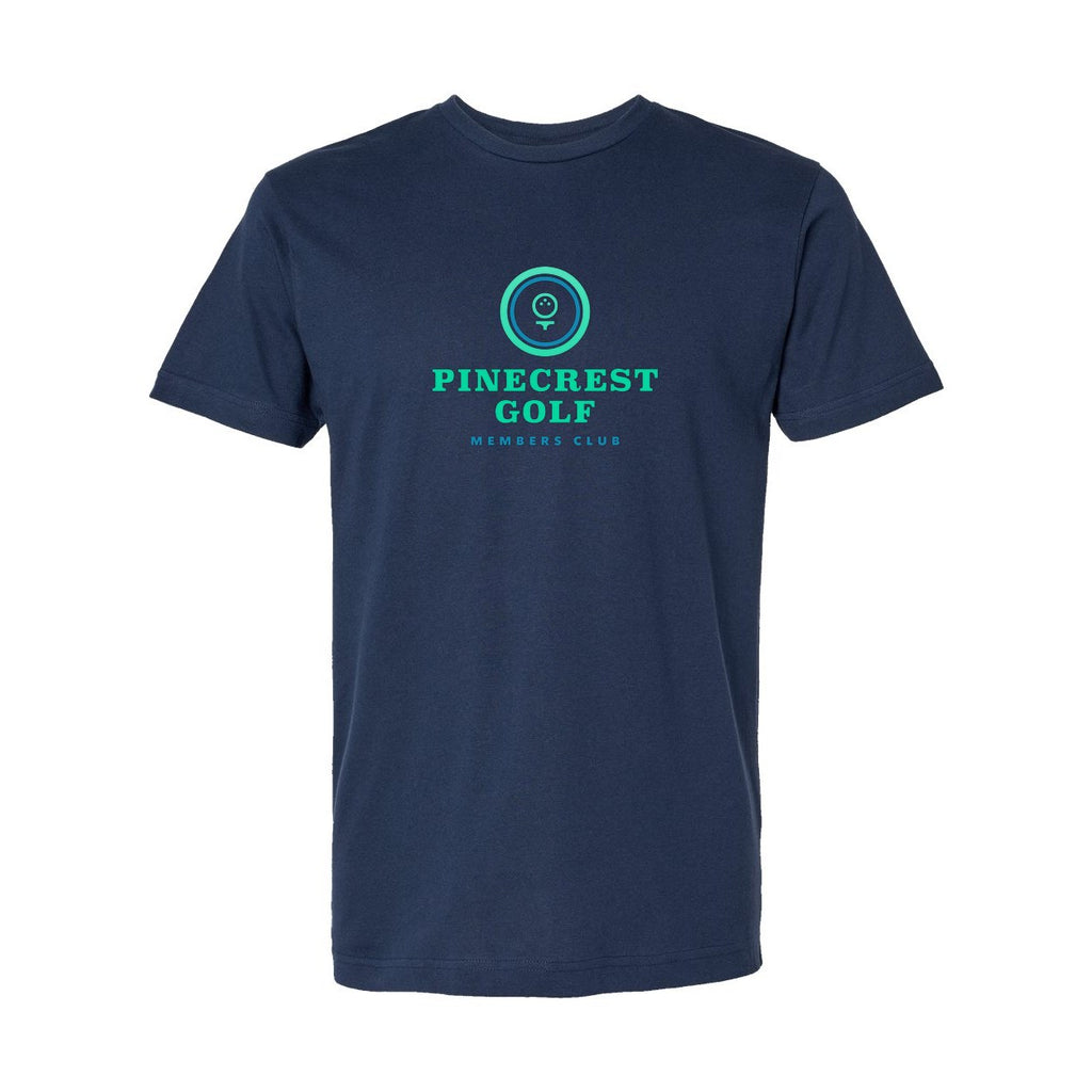 LAT Unisex Fine Jersey Tee Full Color - Denim - Front