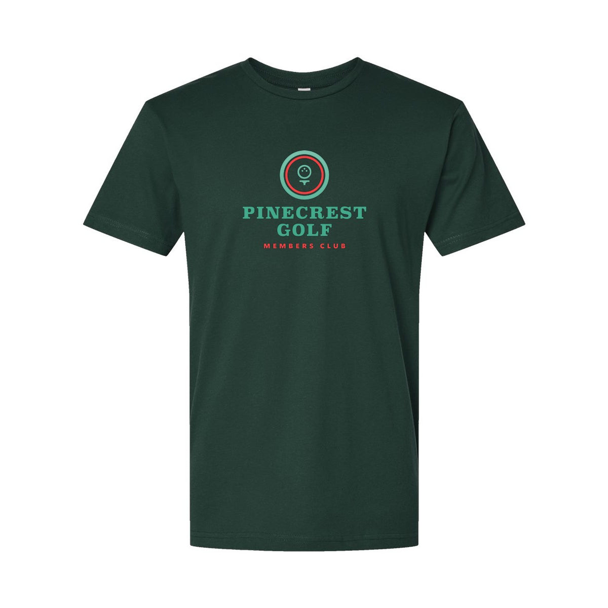 LAT Unisex Fine Jersey Tee Full Color - Forest - Front