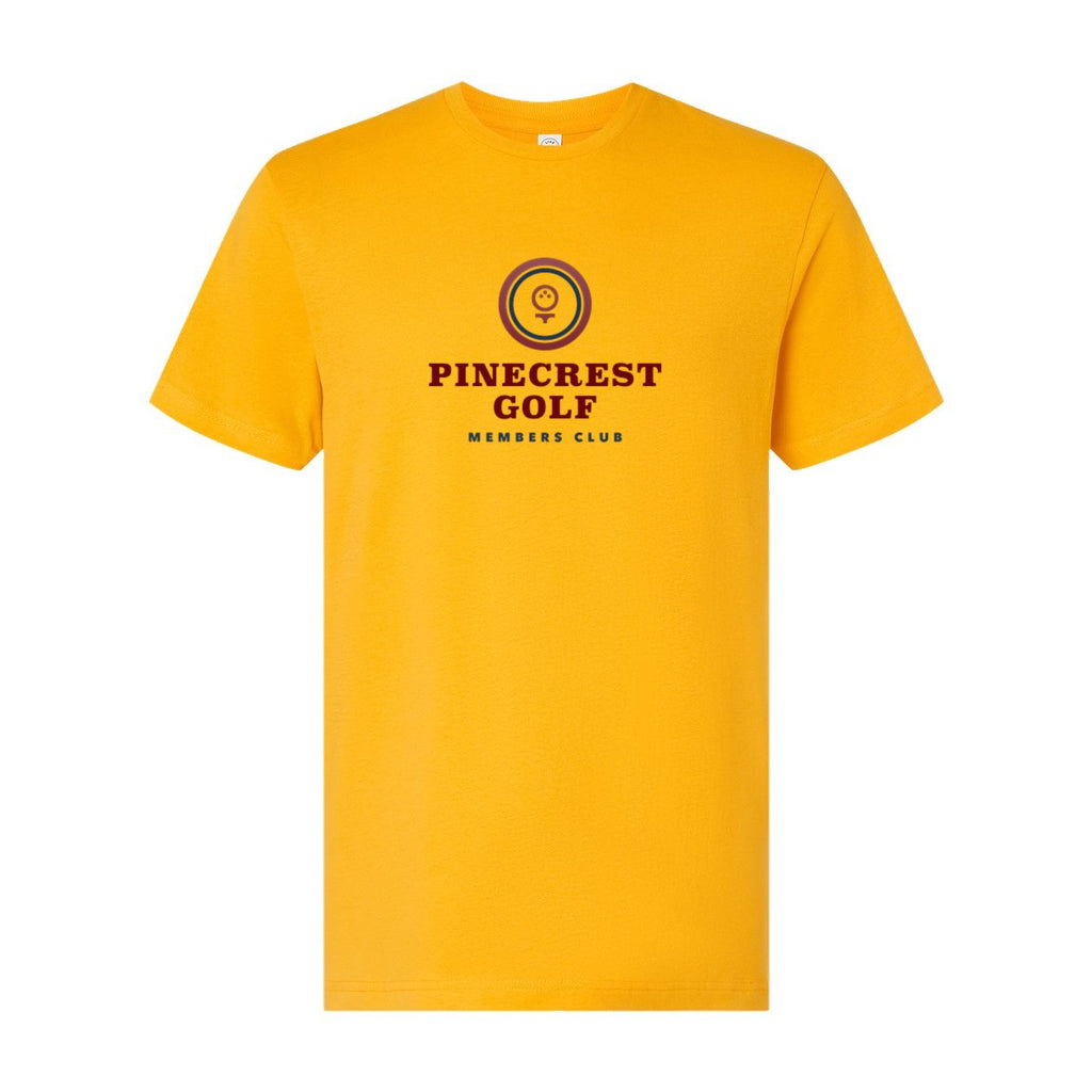 LAT Unisex Fine Jersey Tee Full Color - Gold - Front