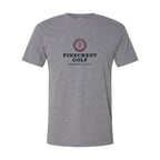 LAT Unisex Fine Jersey Tee Full Color - Granite Heather - Front