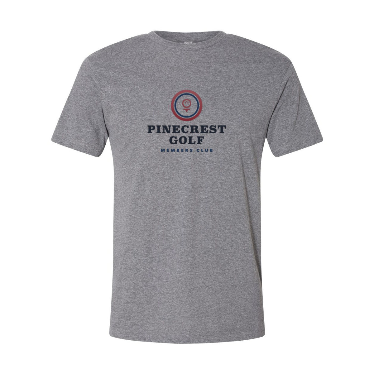 LAT Unisex Fine Jersey Tee Full Color - Granite Heather - Front