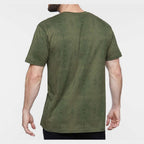 LAT Unisex Fine Jersey Tee Full Color - Green Reptile - On Model Back