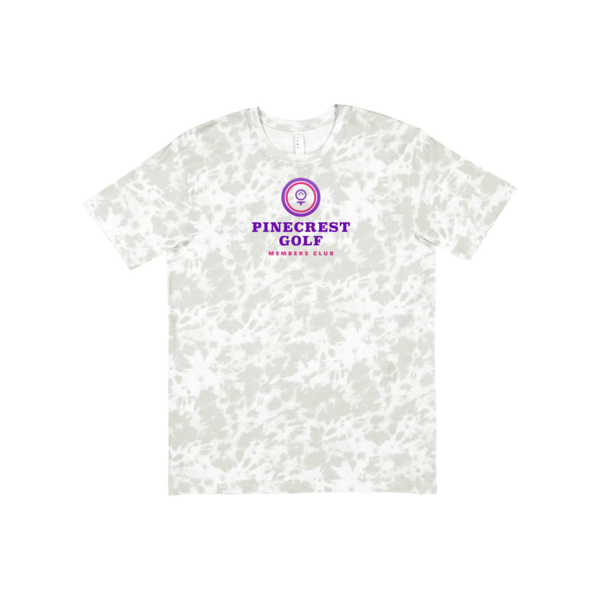 LAT Unisex Fine Jersey Tee Full Color - Haze Tie Dye - Front