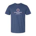 LAT Unisex Fine Jersey Tee Full Color - Indigo - Front