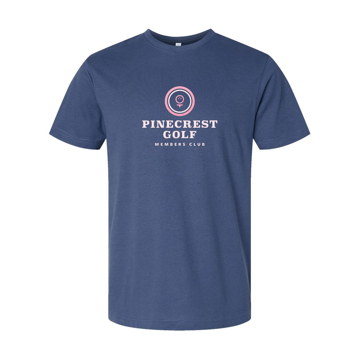 LAT Unisex Fine Jersey Tee Full Color - Indigo - Front