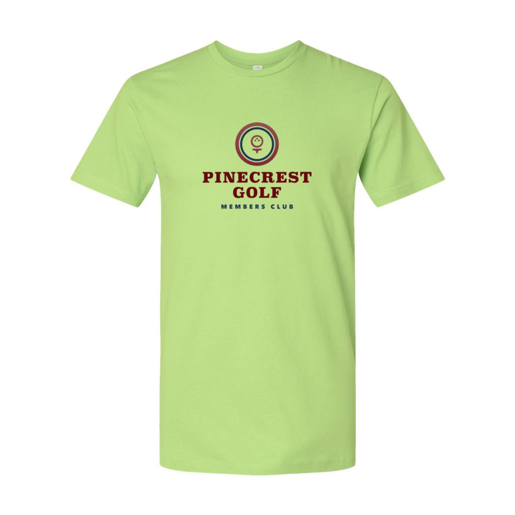 LAT Unisex Fine Jersey Tee Full Color - Key Lime - Front