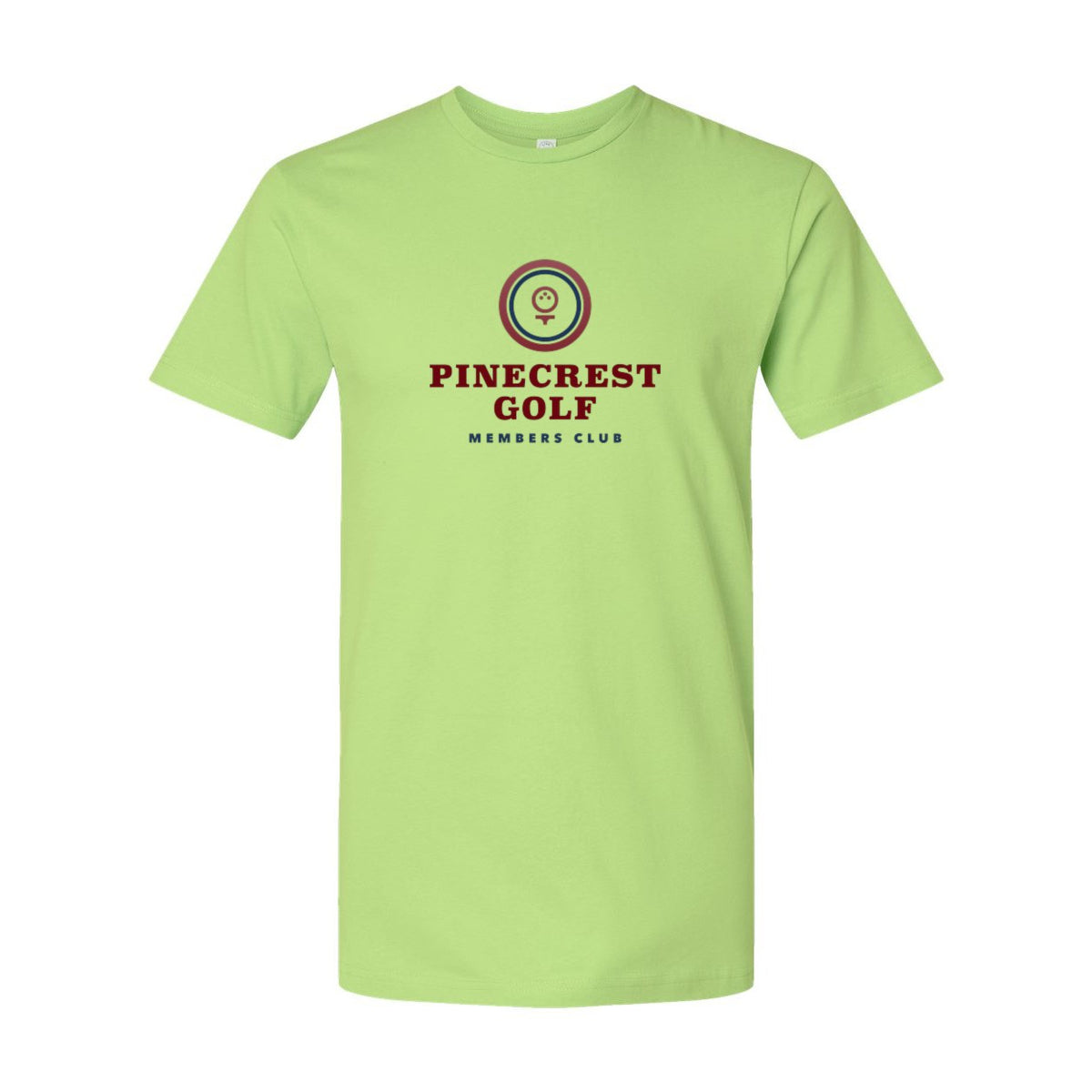 LAT Unisex Fine Jersey Tee Full Color - Key Lime - Front