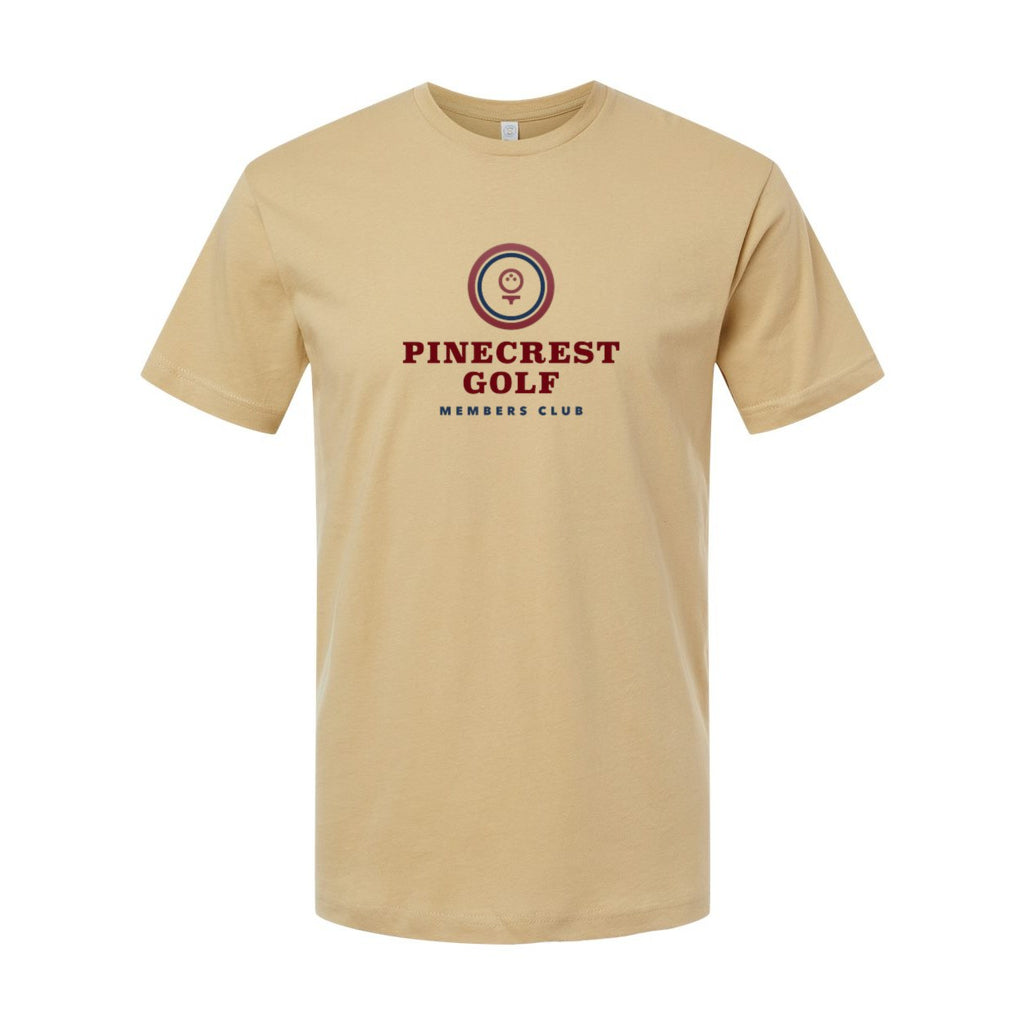 LAT Unisex Fine Jersey Tee Full Color - Latte - Front