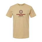 LAT Unisex Fine Jersey Tee Full Color - Latte - Front