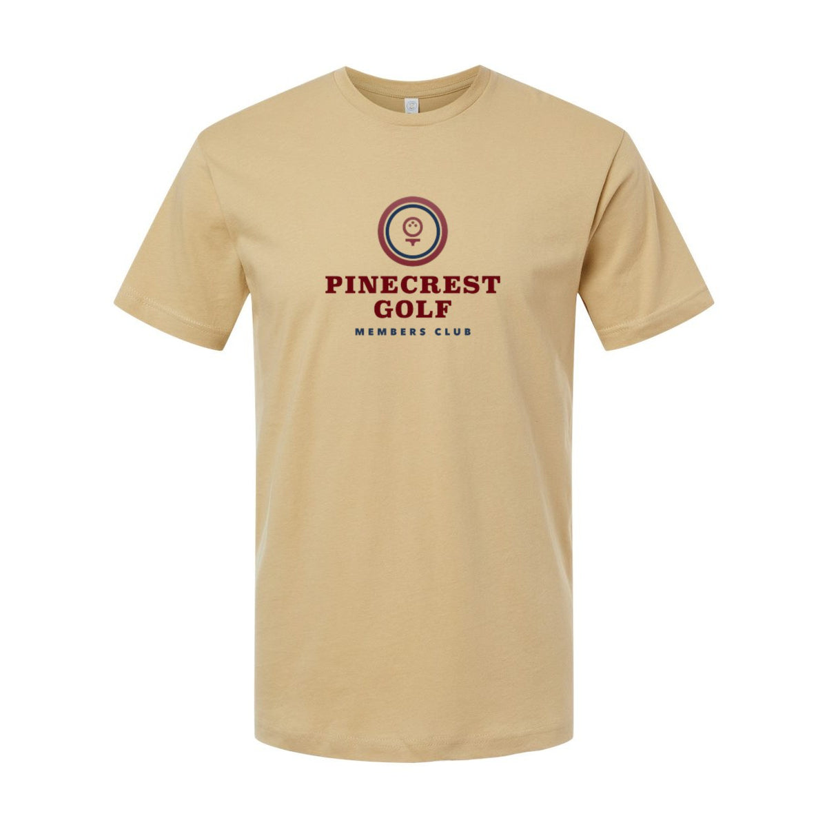 LAT Unisex Fine Jersey Tee Full Color - Latte - Front