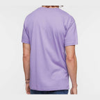 LAT Unisex Fine Jersey Tee Full Color - Lavender - On Model Back