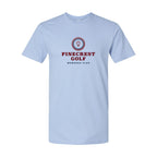 LAT Unisex Fine Jersey Tee Full Color - Light Blue - Front