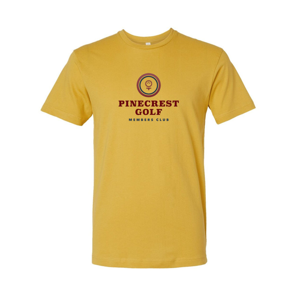 LAT Unisex Fine Jersey Tee Full Color - Mustard - Front