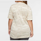 LAT Unisex Fine Jersey Tee Full Color - Natural Camo - On Model Back