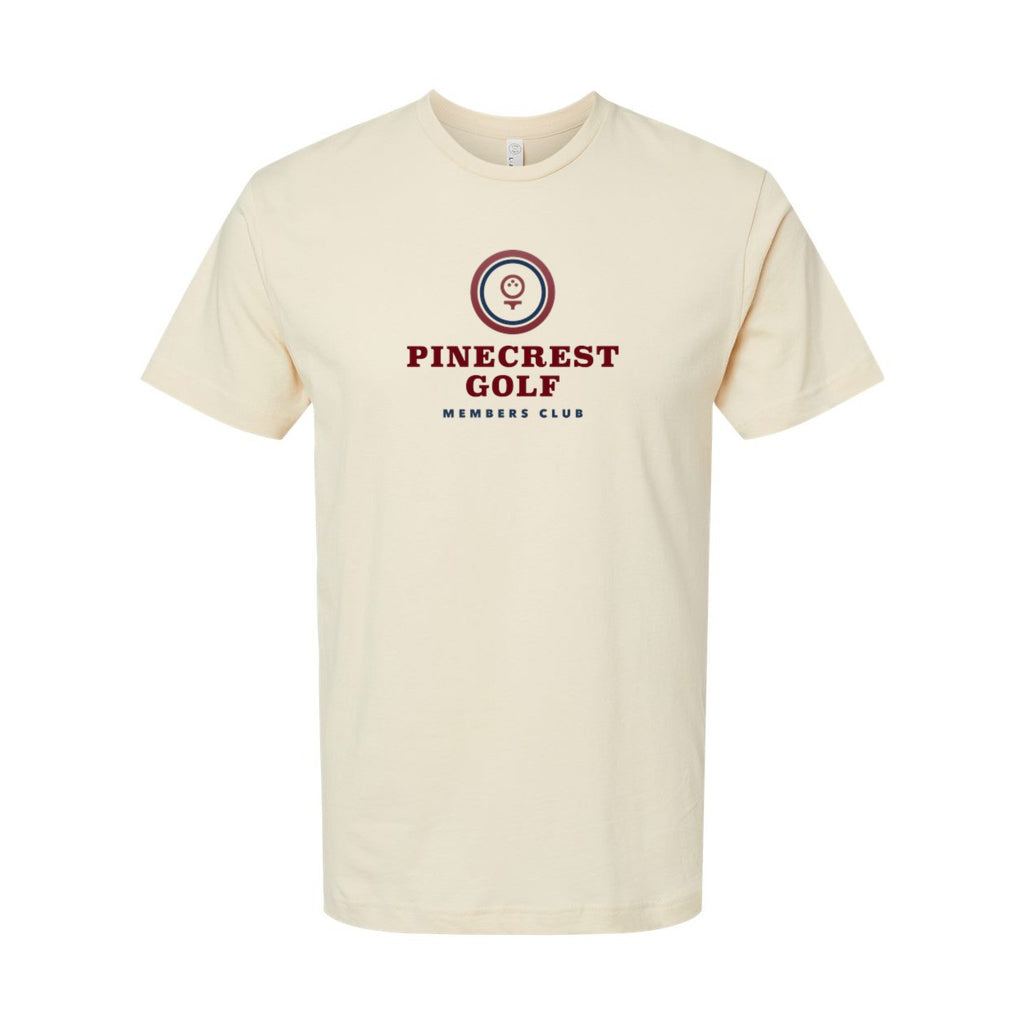 LAT Unisex Fine Jersey Tee Full Color - Natural - Front