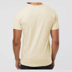 LAT Unisex Fine Jersey Tee Full Color - Natural - On Model Back