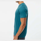 LAT Unisex Fine Jersey Tee Full Color - Oceanside - On Model Side