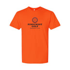 LAT Unisex Fine Jersey Tee Full Color - Orange - Front