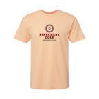 LAT Unisex Fine Jersey Tee Full Color - Peachy - Front