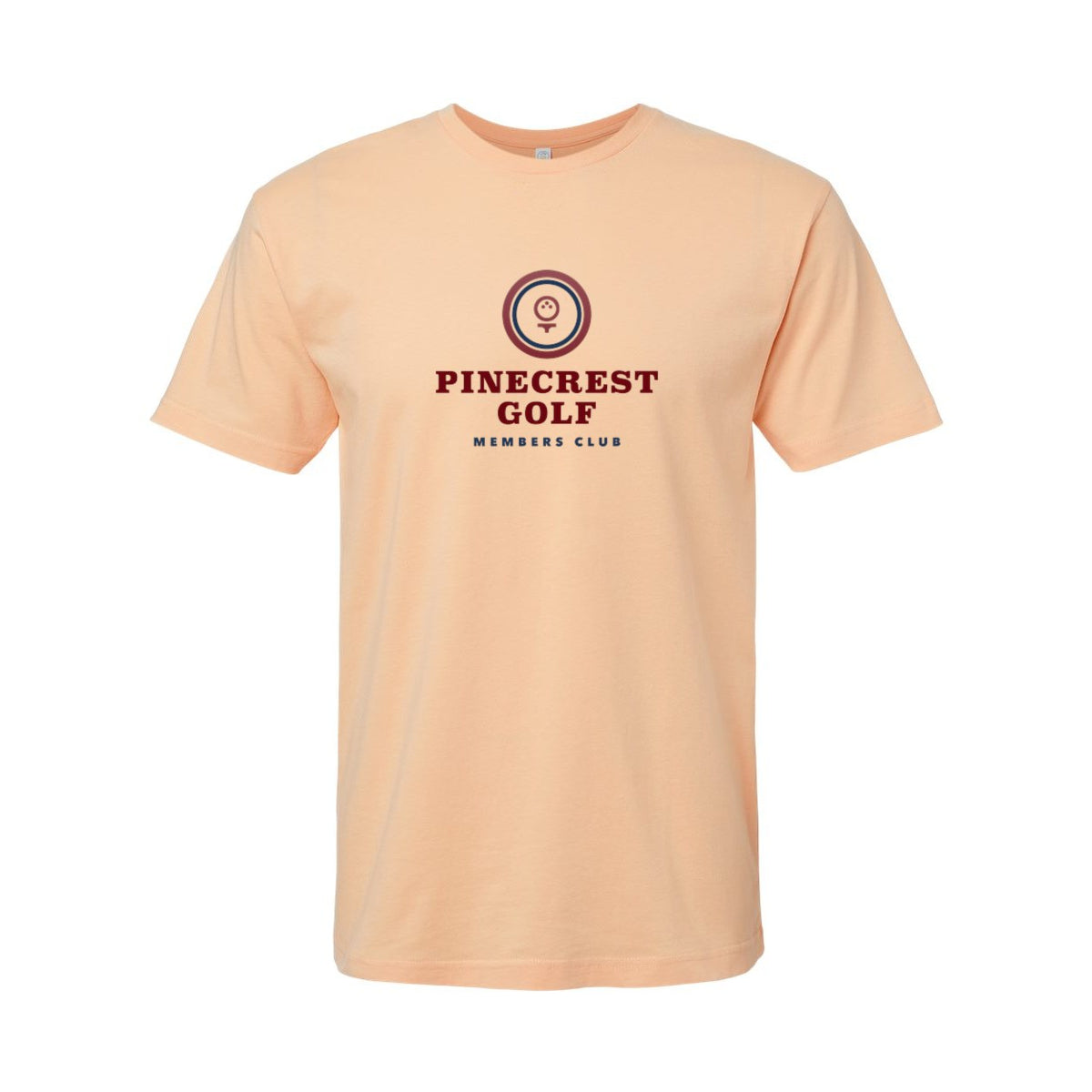 LAT Unisex Fine Jersey Tee Full Color - Peachy - Front