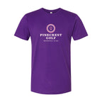 LAT Unisex Fine Jersey Tee Full Color - Pro Purple - Front