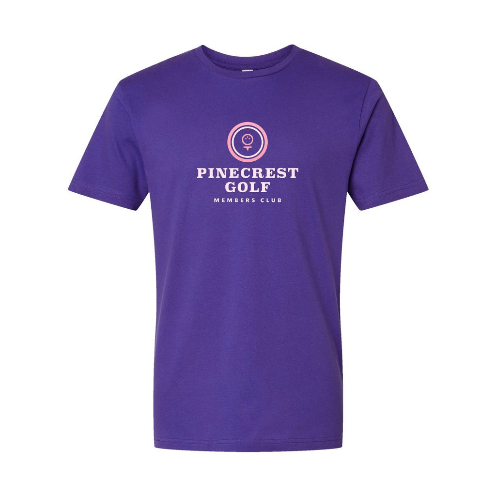 LAT Unisex Fine Jersey Tee Full Color - Purple - Front