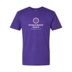 LAT Unisex Fine Jersey Tee Full Color - Purple - Front
