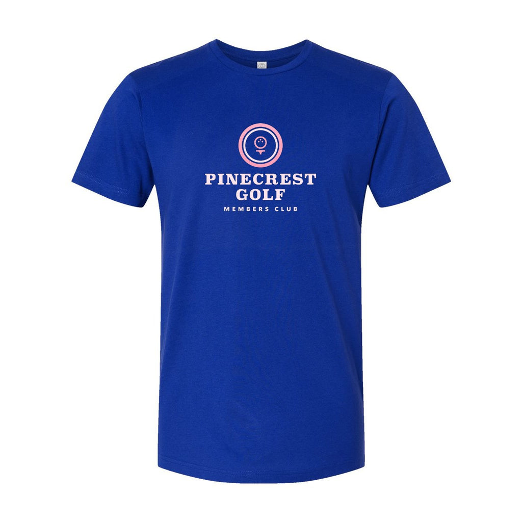LAT Unisex Fine Jersey Tee Full Color - Royal - Front