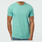 LAT Unisex Fine Jersey Tee Full Color - Saltwater - On Model Front