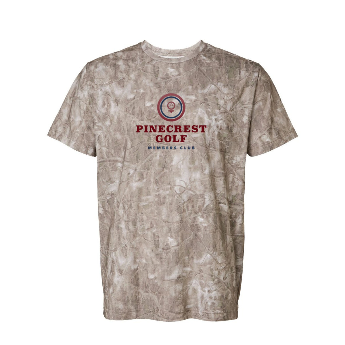 LAT Unisex Fine Jersey Tee Full Color - Sand Timberwood - Front