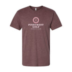 LAT Unisex Fine Jersey Tee Full Color - Sangria Blackout - Front