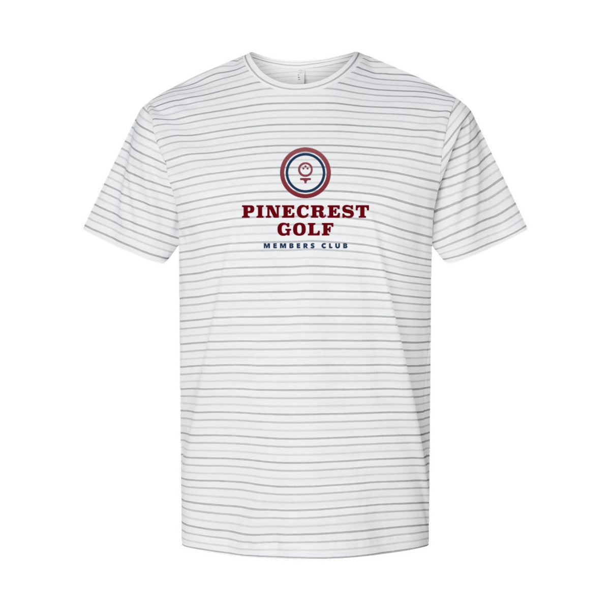 LAT Unisex Fine Jersey Tee Full Color - Shadow Stripe - Front