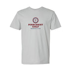 LAT Unisex Fine Jersey Tee Full Color - Silver - Front